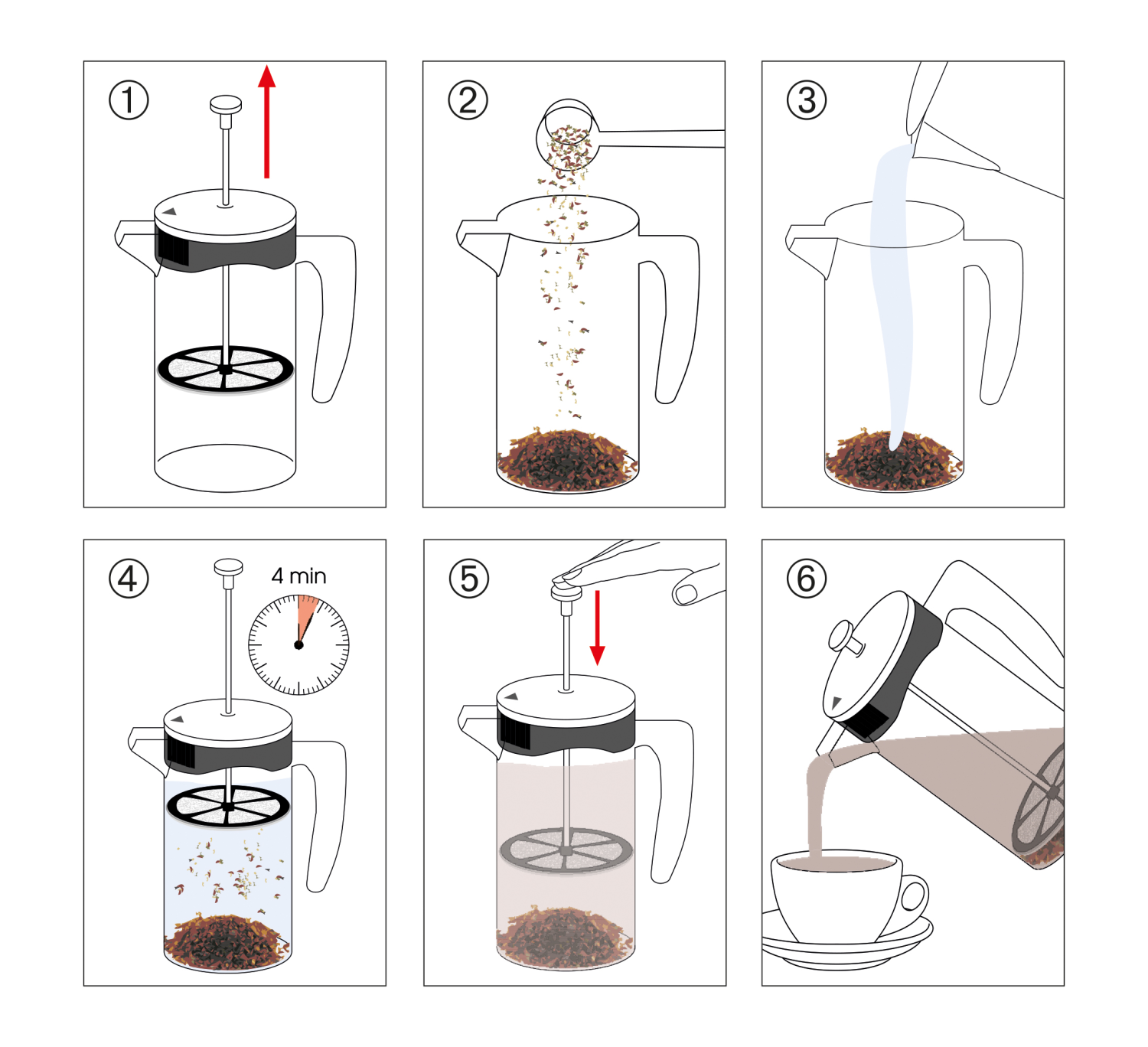 CILIO Koffiemaker MARIA 3 kopjes