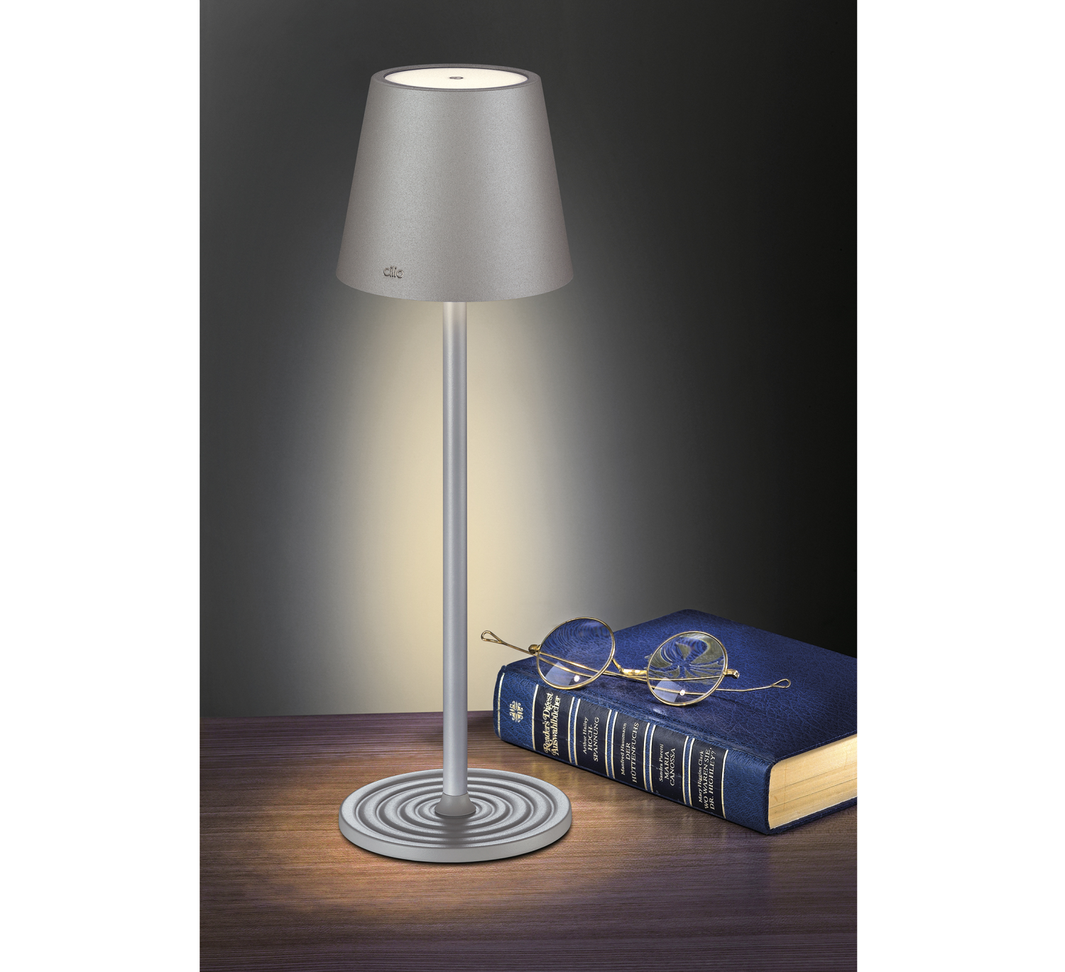 CILIO LED tafellamp SOLE grijs