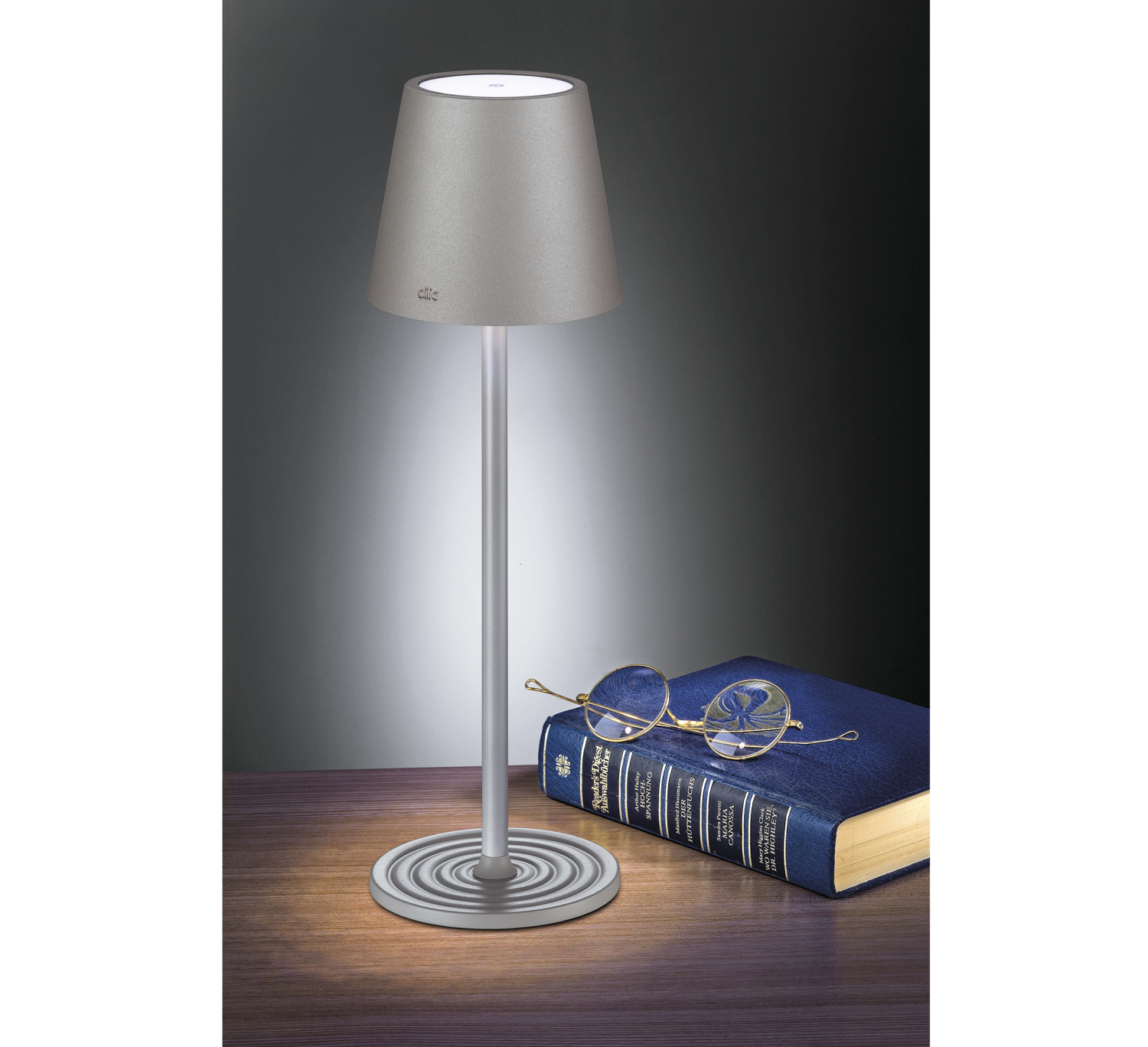CILIO LED tafellamp SOLE grijs