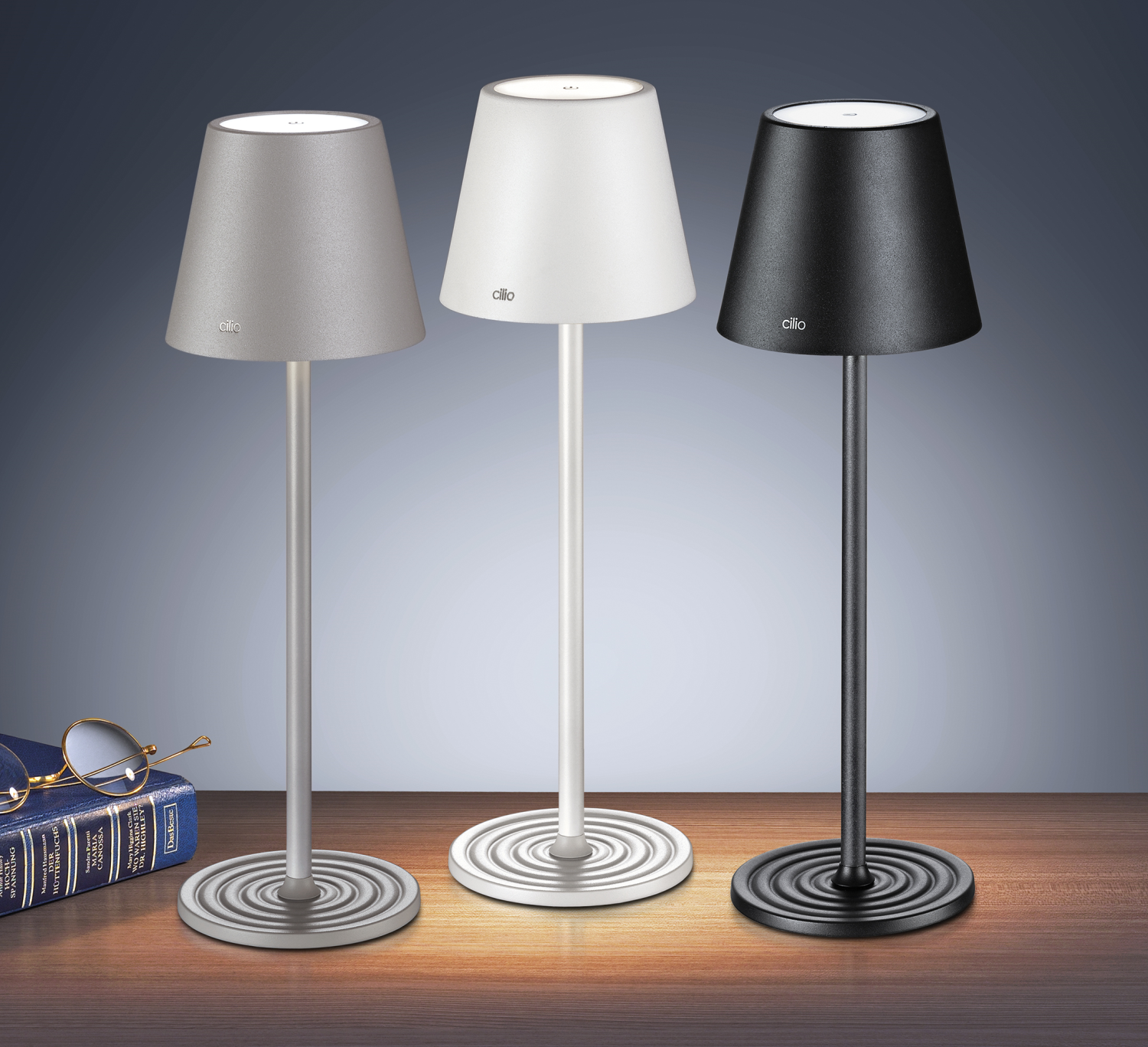 CILIO LED tafellamp SOLE wit