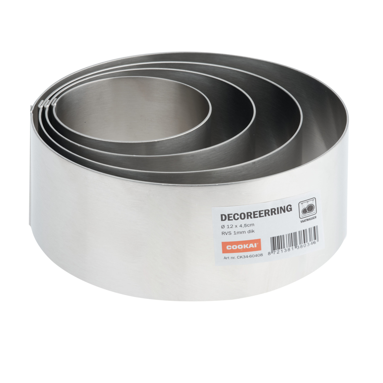 Cookai Decoreerring laag 12cm