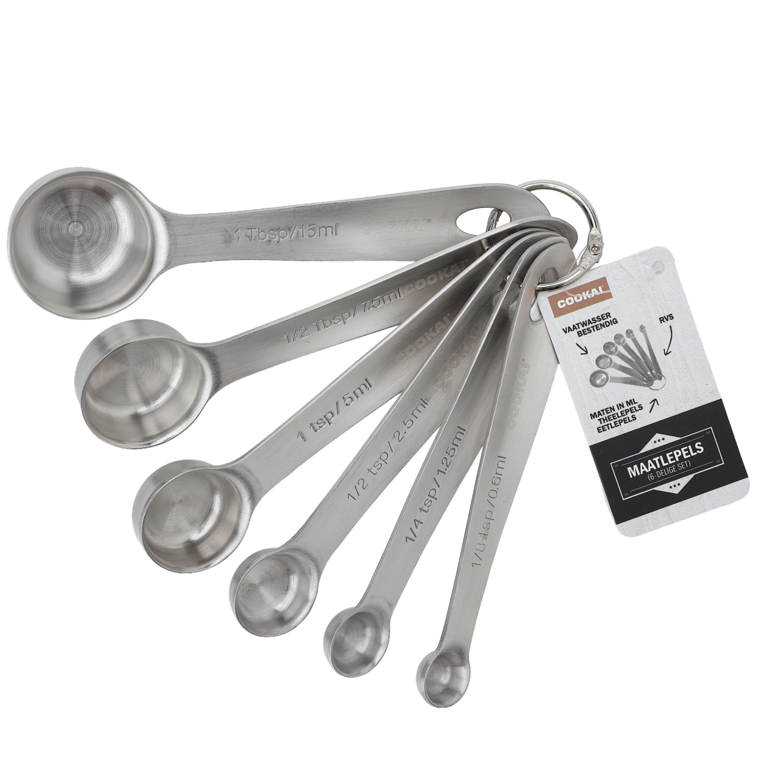 Cookai Maatlepels 6 delig