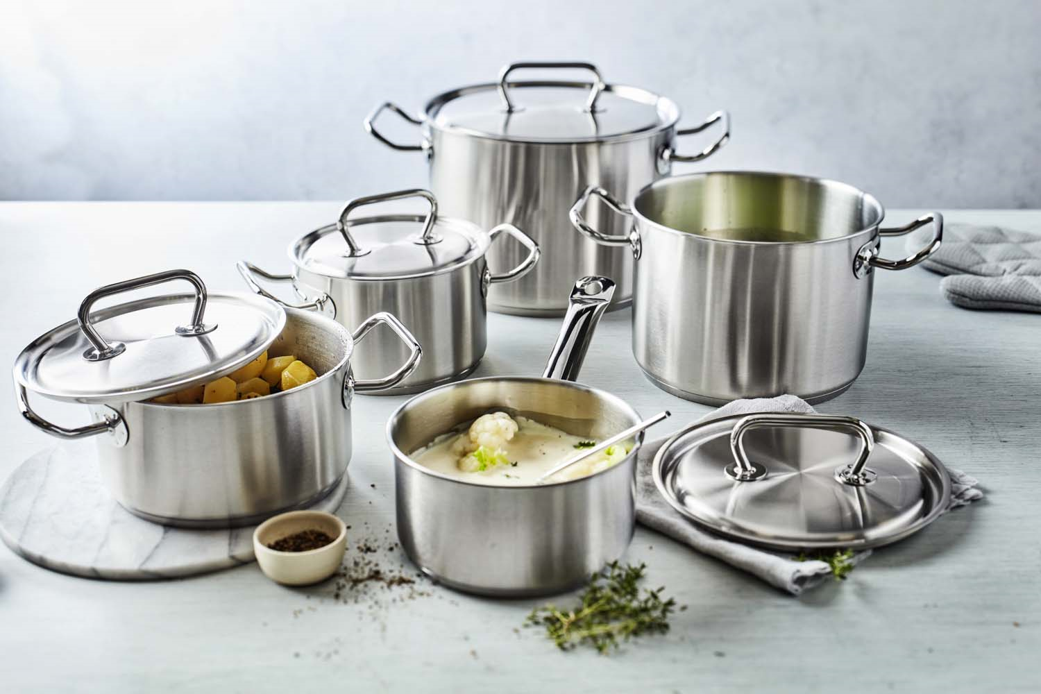 Demeyere Classic 3 Pannenset 5 delig