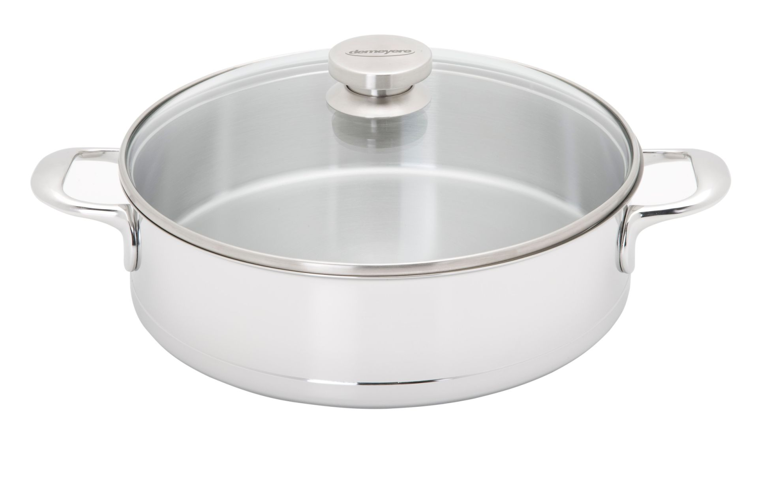 Demeyere Fusion Hapjespan met glasdeksel 28 cm
