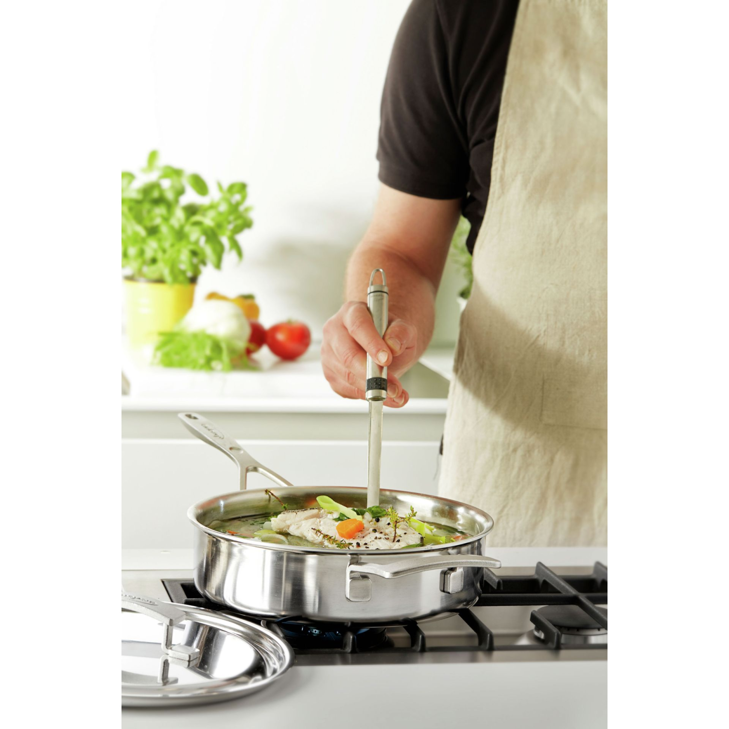 Demeyere Hapjespan 24cm 2.8L met steel