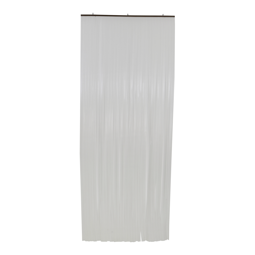 Deurgordijn PVC Tris wit 90x220cm