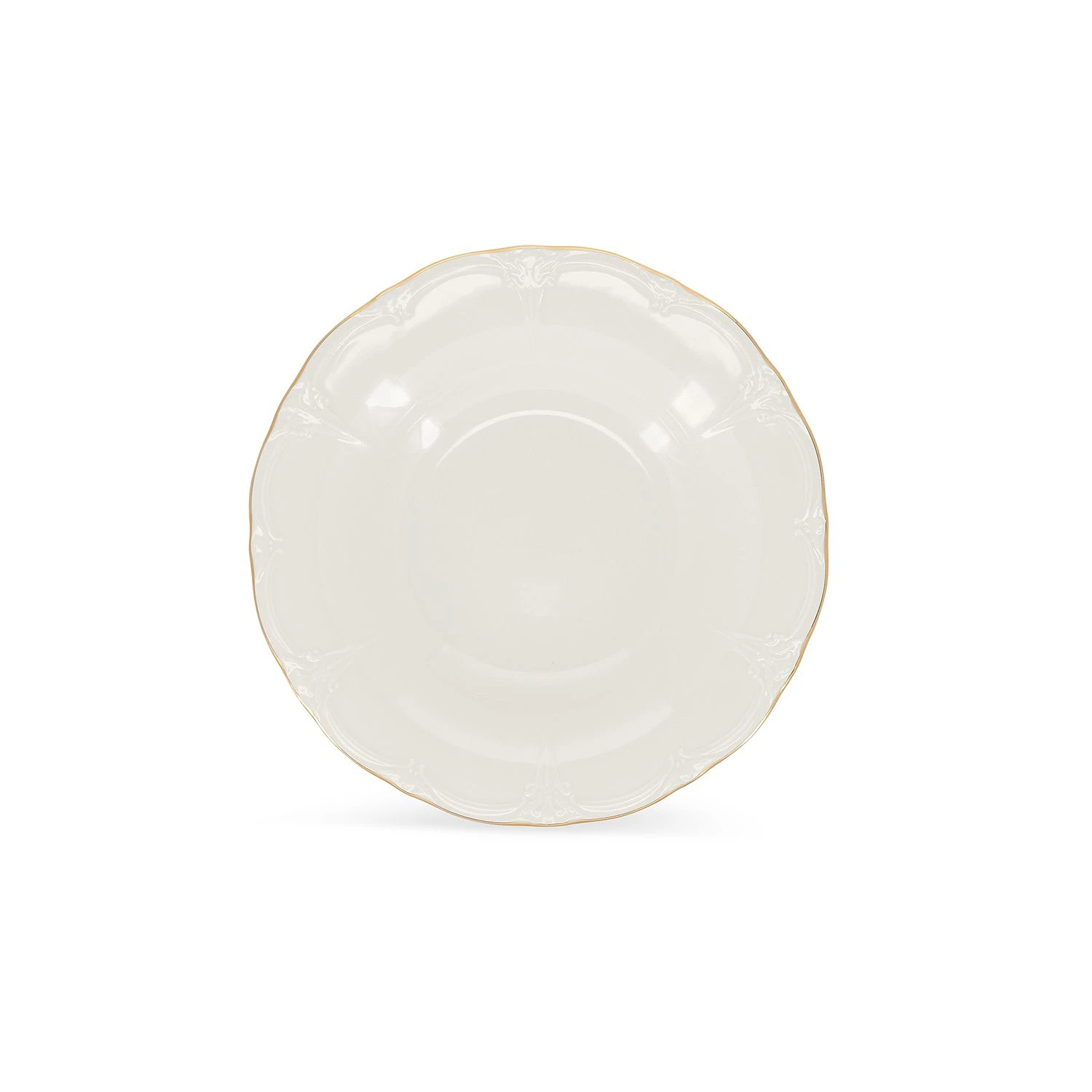 BonBistro Retro Diep Bord 23 cm Gouden Rand