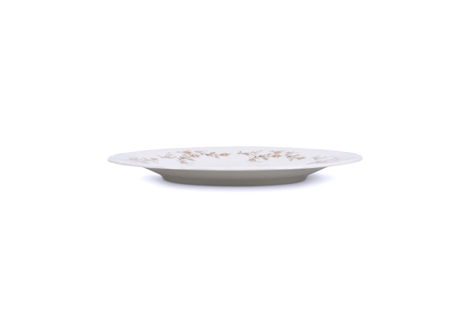 BonBistro Retro Plat Bord 27 cm Brown Flower