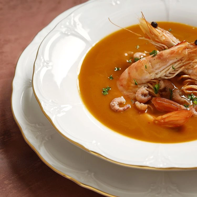 BonBistro Retro Plat Bord 27 cm Gouden Rand