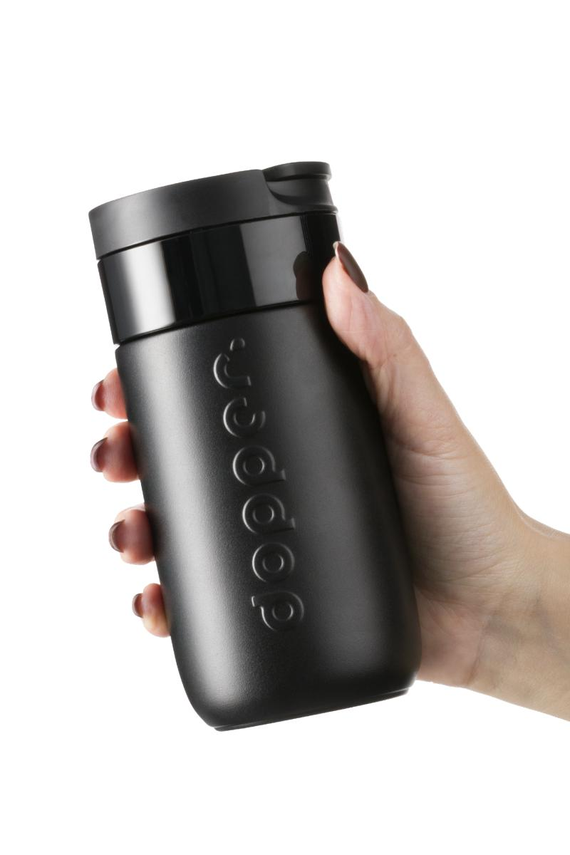 Dopper Travel Mug Blazing Black 300ml