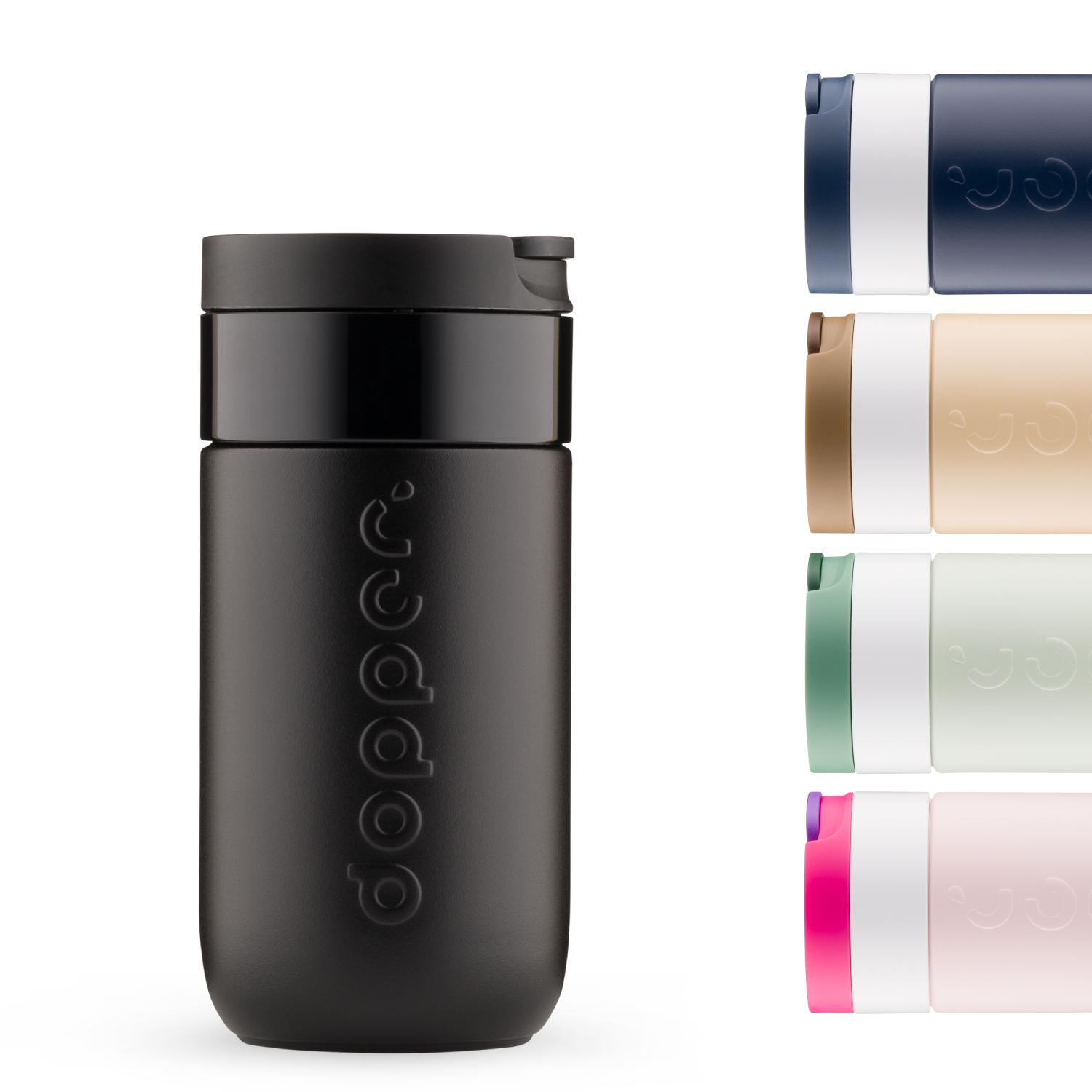 Dopper Travel Mug Blazing Black 300ml
