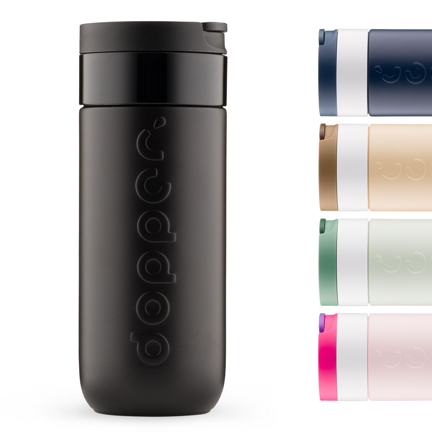 Dopper Travel Mug Blazing Black 400ml