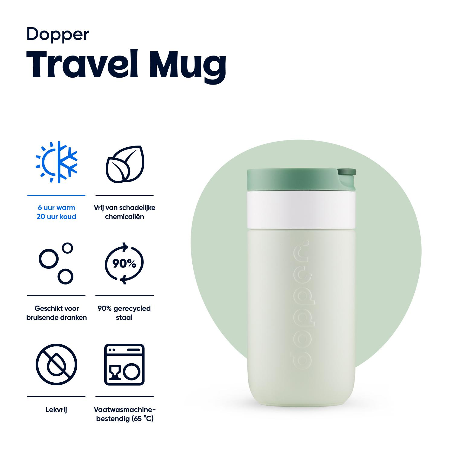 Dopper Travel Mug Forest Green 300ml