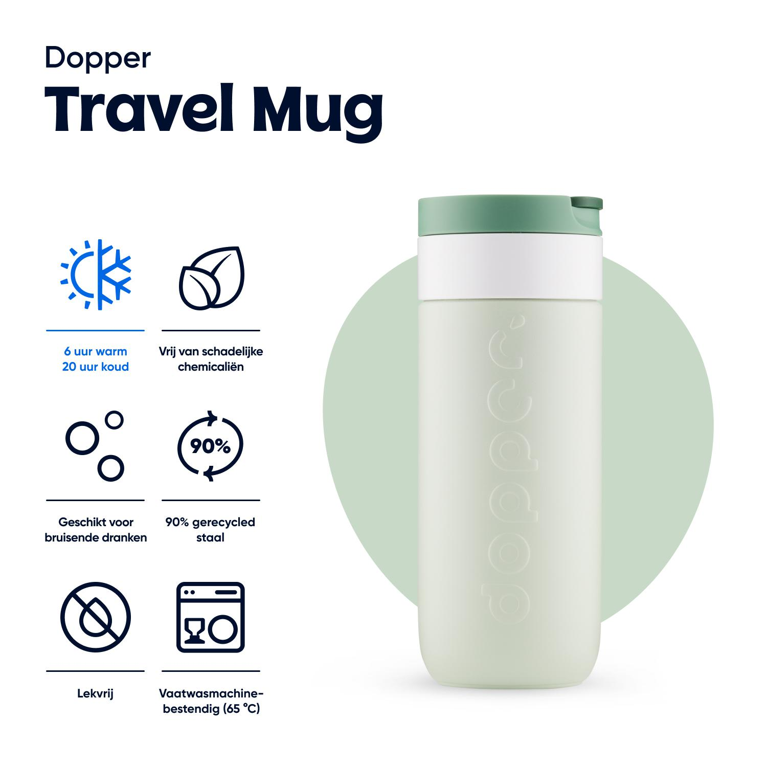 Dopper Travel Mug Forest Green 400ml