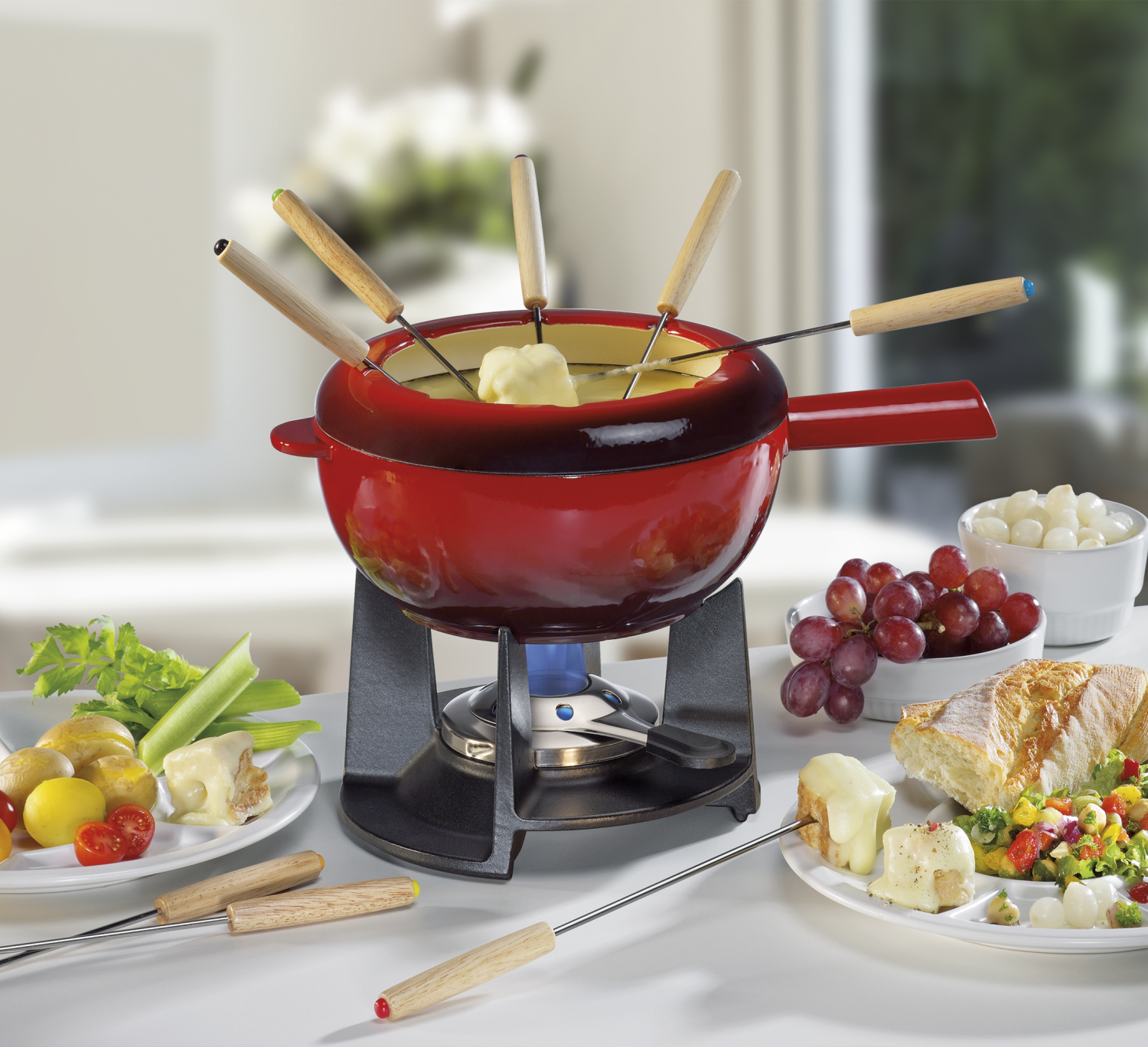 Fondue garnituur SAAS-FEE 20 cm