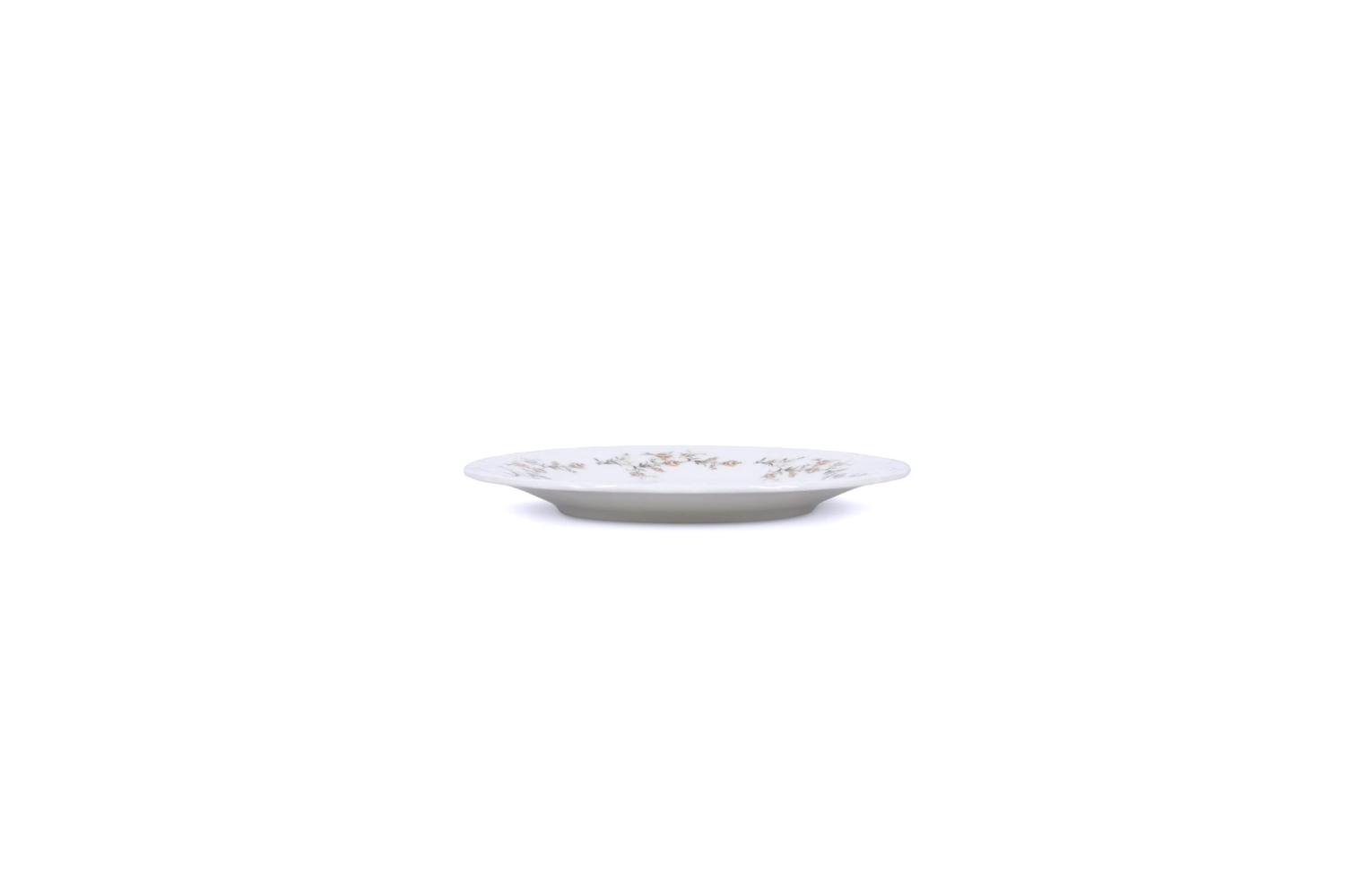 BonBistro Retro Plat Bord 16 cm Brown Flower