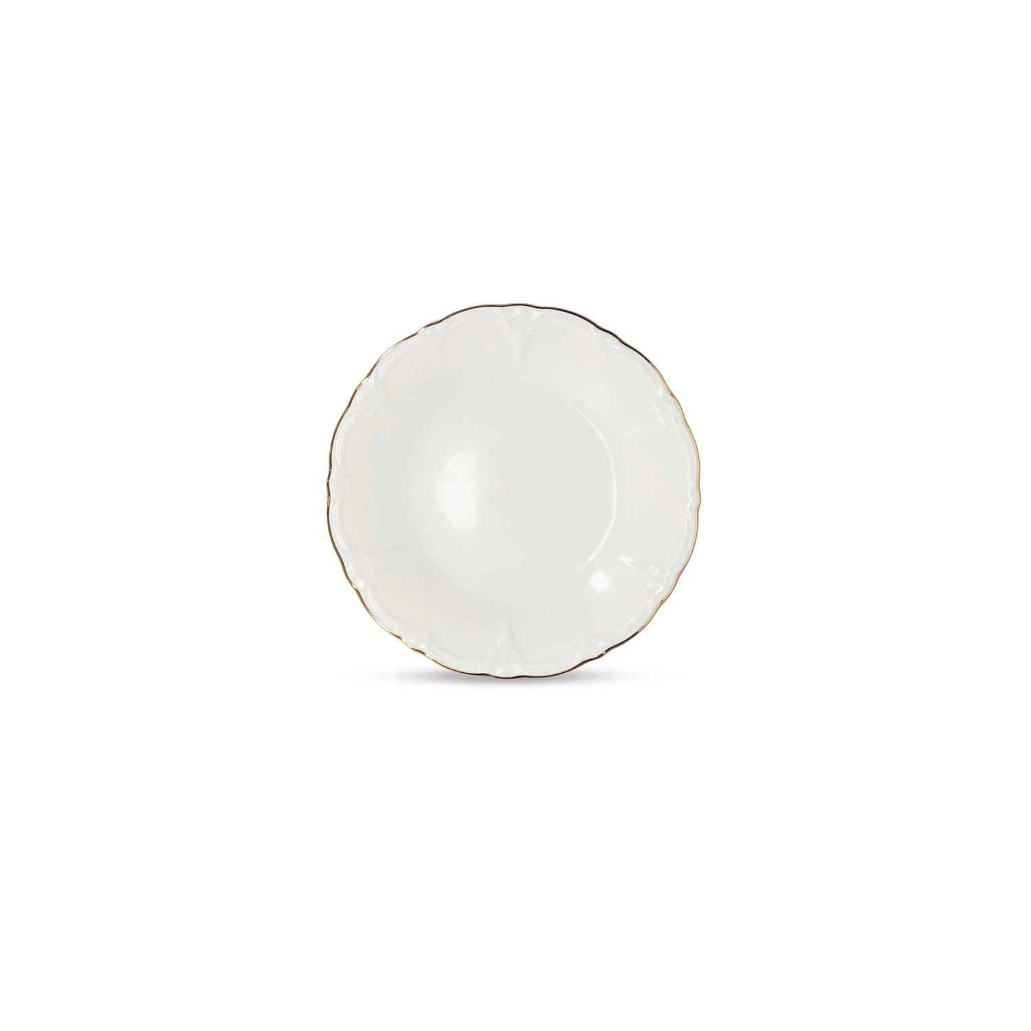 BonBistro Retro Plat Bord 16 cm Gouden Rand