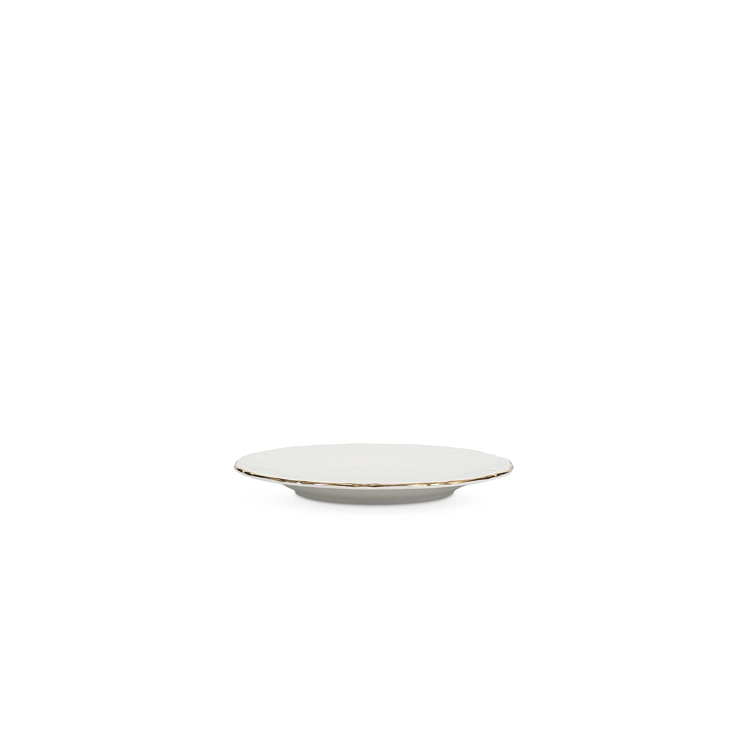 BonBistro Retro Plat Bord 16 cm Gouden Rand