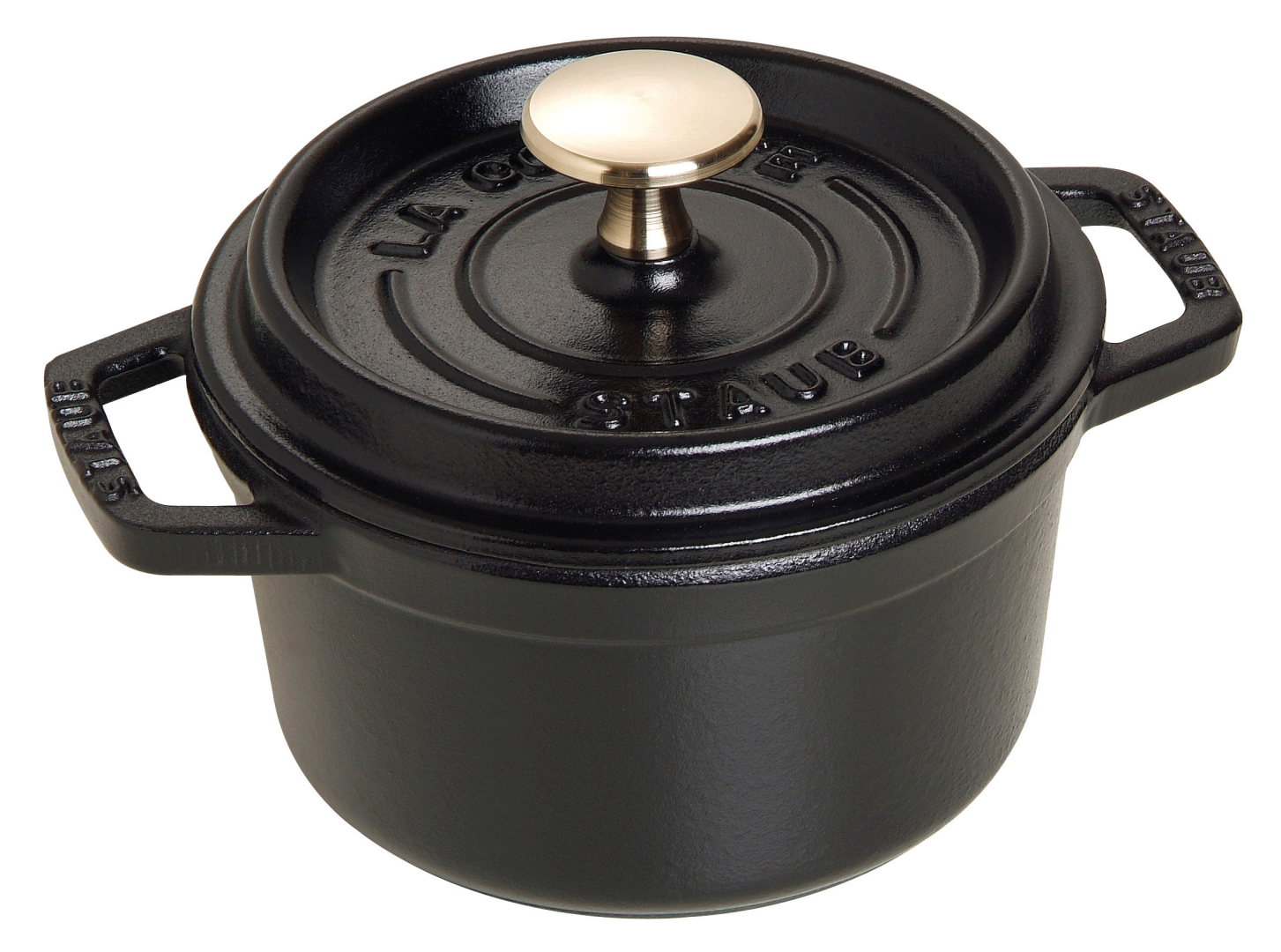 Staub Gietijzeren braadpan Ø 14 cm zwart