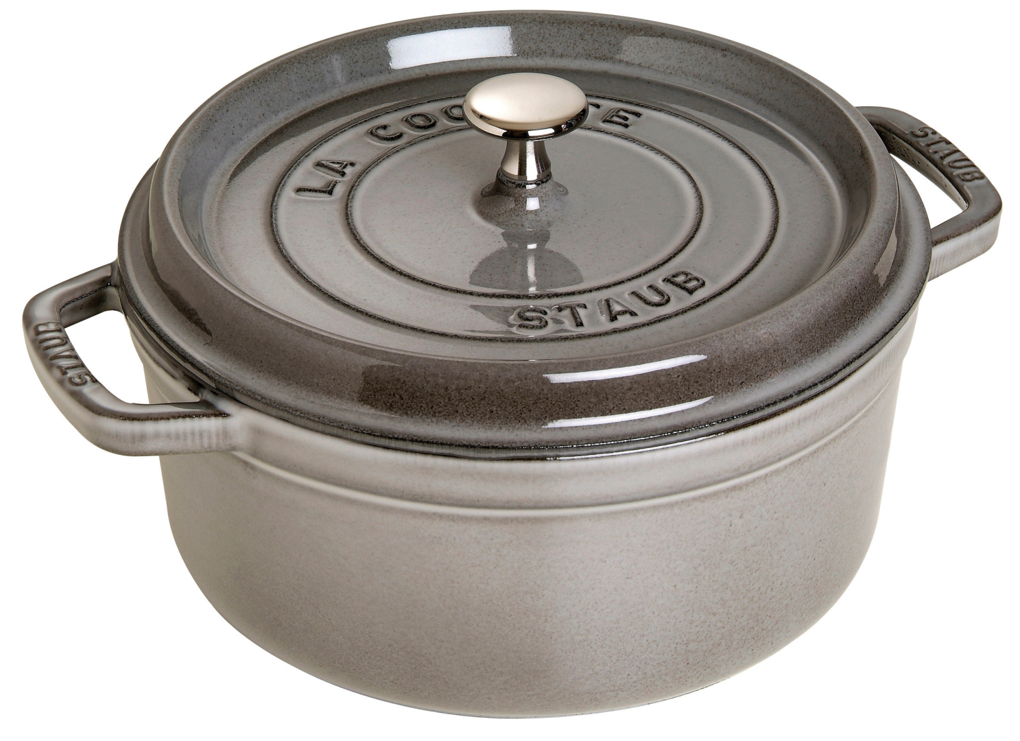 Staub Gietijzeren braadpan Ø 16 cm grafietgrijs