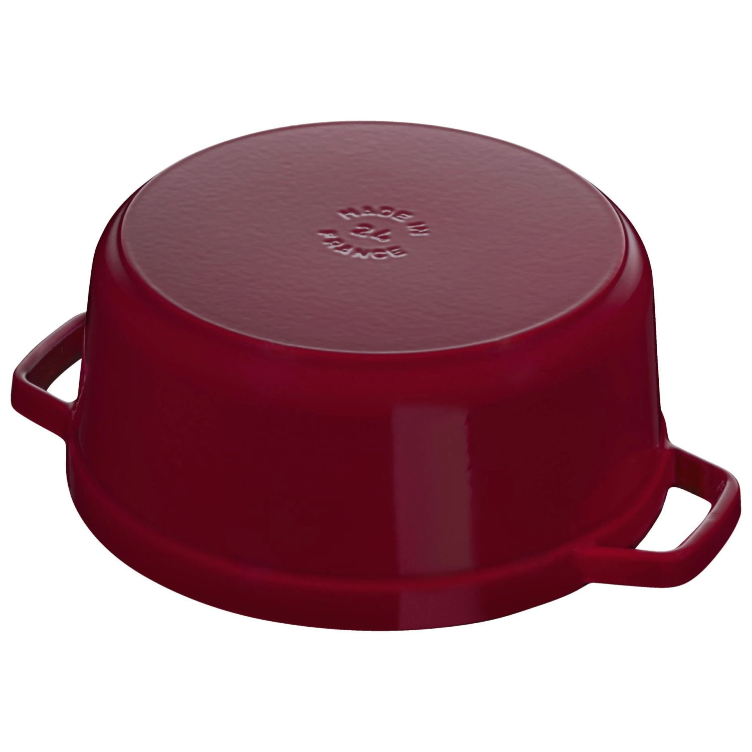 Gietijzeren braadpan Ø 24 cm Bordeaux