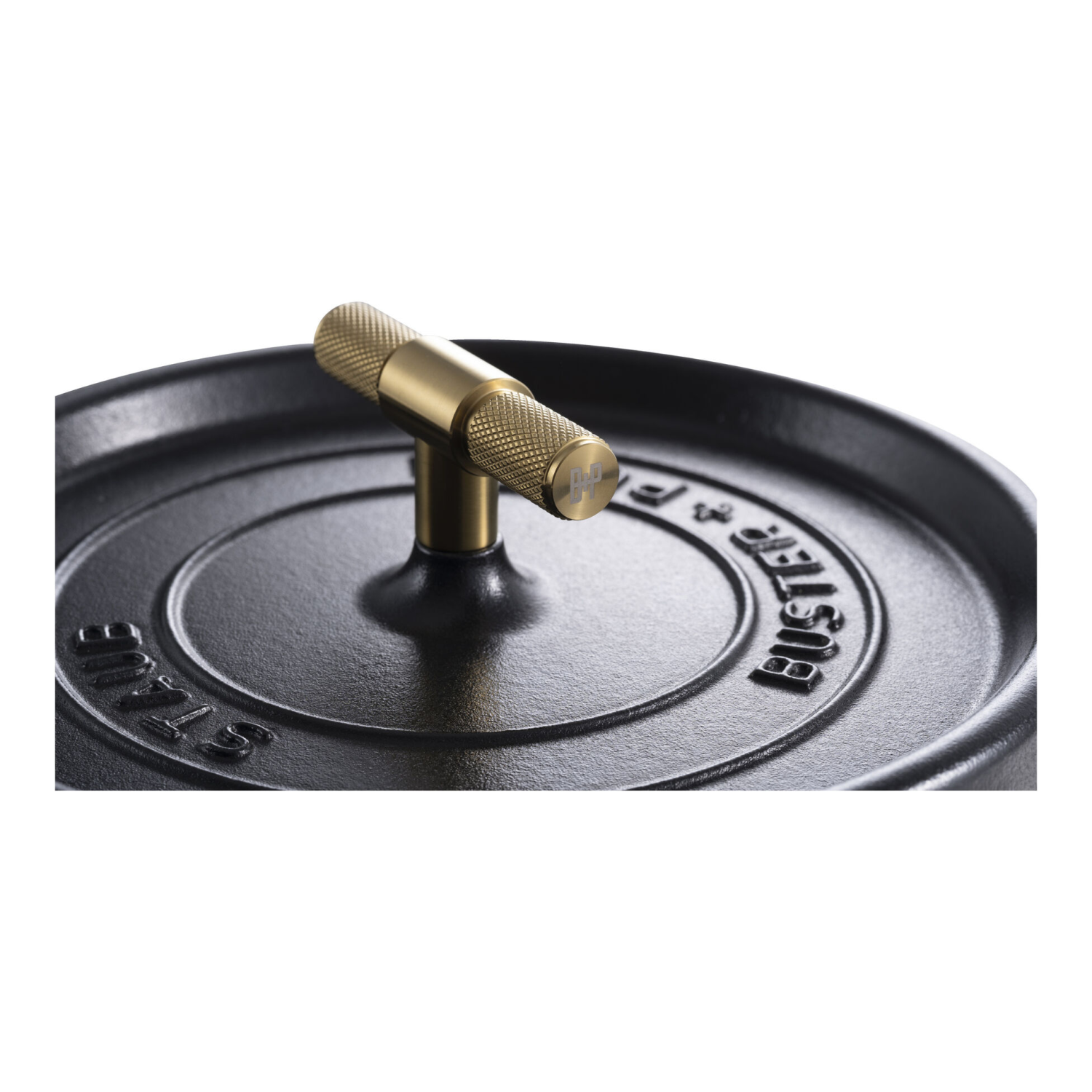 Staub Buster & Punch Gietijzeren braadpan Ø 24 cm Zwart