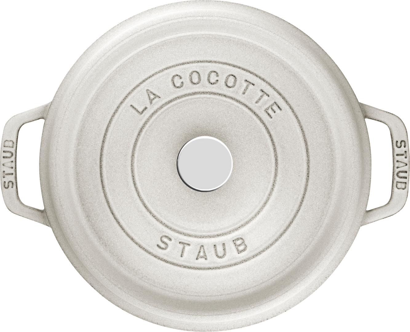 Staub Gietijzeren braadpan Ø 24cm white truffle