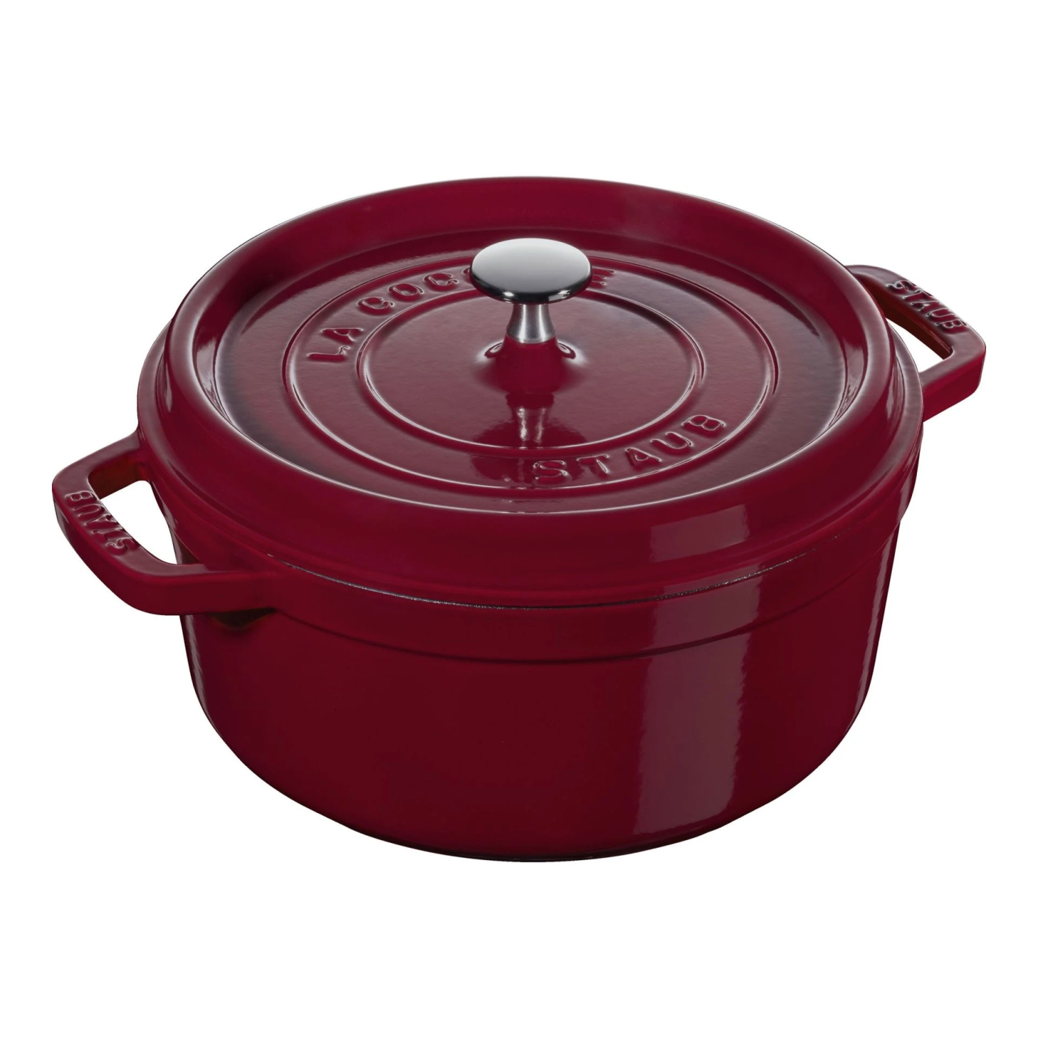 Gietijzeren braadpan Ø 28 cm Bordeaux