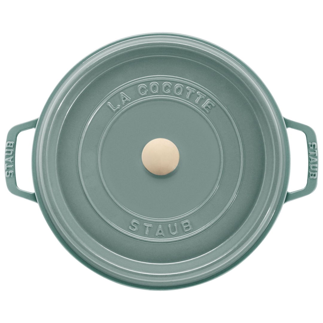 Staub Gietijzeren braadpan Ø 28 cm eucalyptus