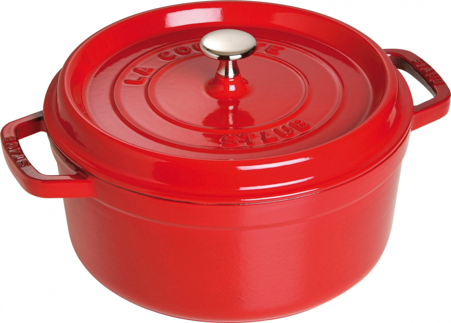 Staub Gietijzeren braadpan Ø 28 cm kers