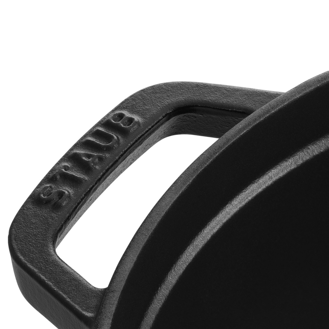 Staub Gietijzeren braadpan ovaal Ø 27 cm zwart