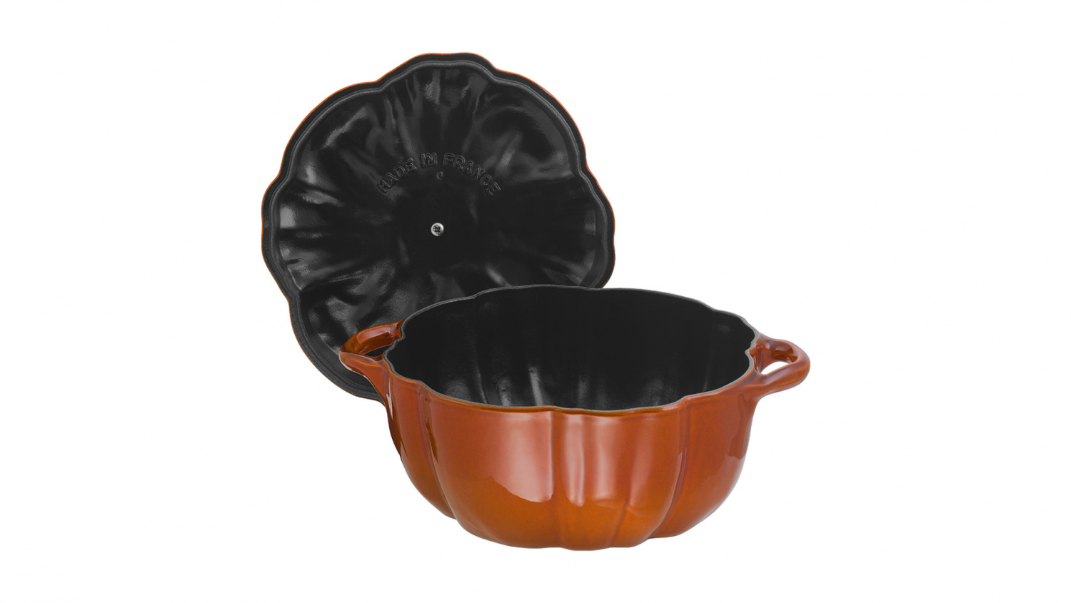 Gietijzeren braadpan pompoen Ø 24 cm kaneel