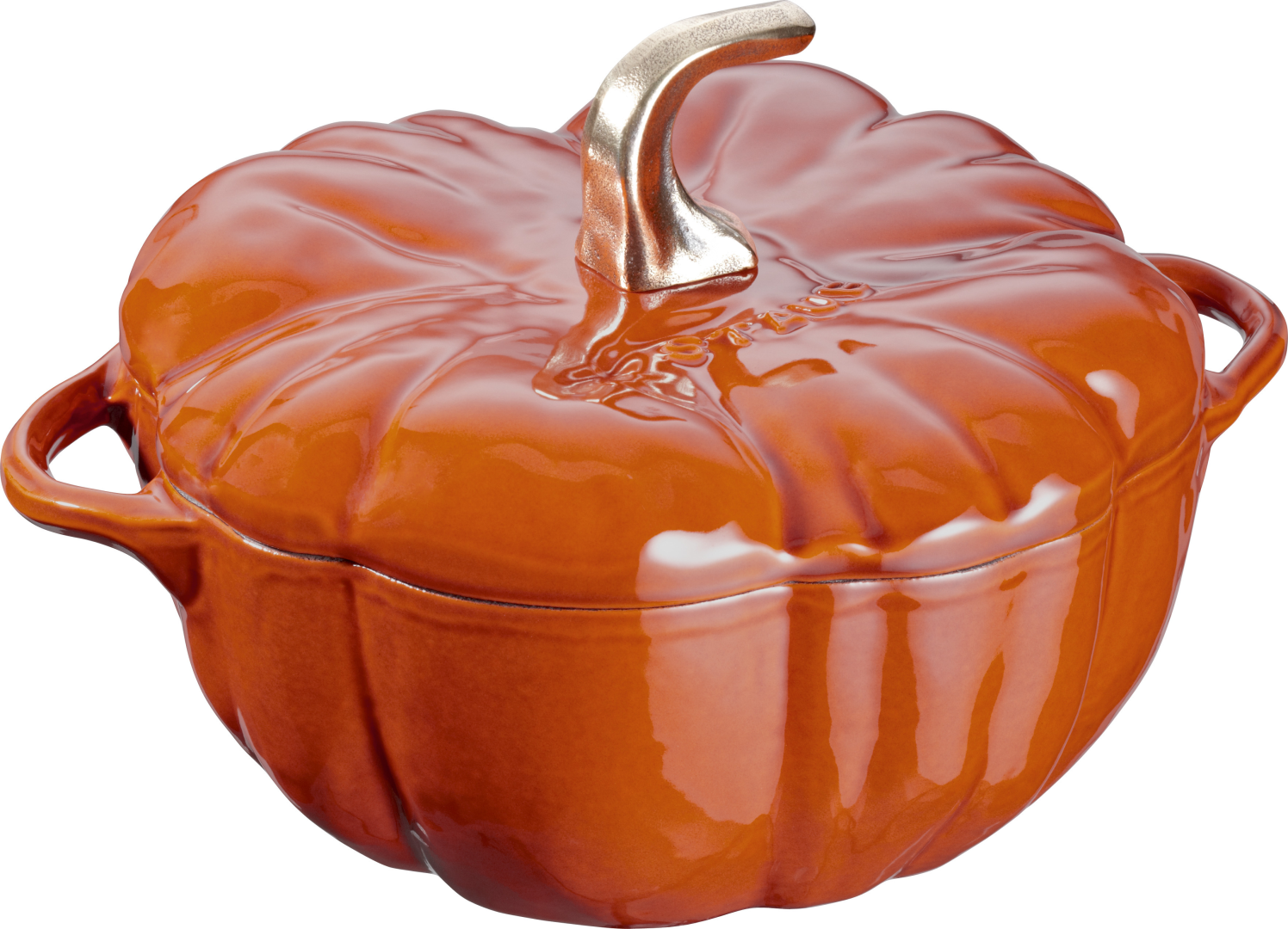 Geëmailleerde Gietijzeren Pompoen Braadpan 4 Liter Geëmailleerde Gietijzeren Pompoen Braadpan 4 Liter