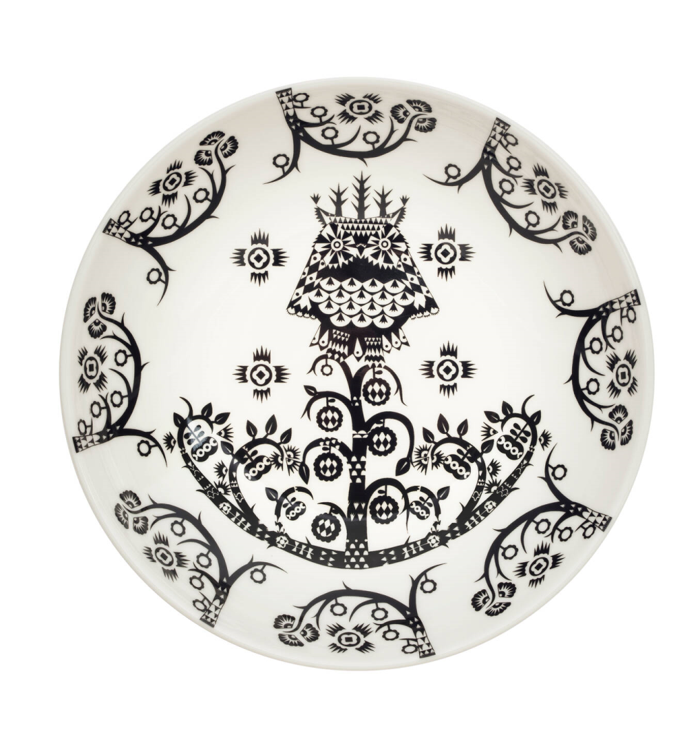 Iittala Taika Diep bord - 20 cm - deco zwart