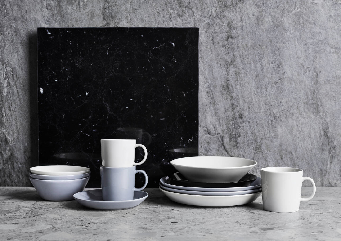 Iittala Teema Diep Bord - 21  cm - Parelgrijs