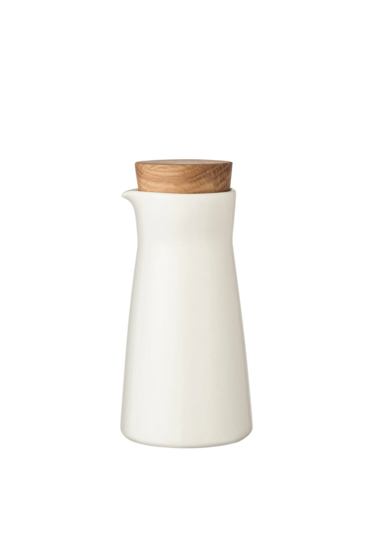 Iittala Teema Melkkannetje met houten stop - 0,2 l - Wit