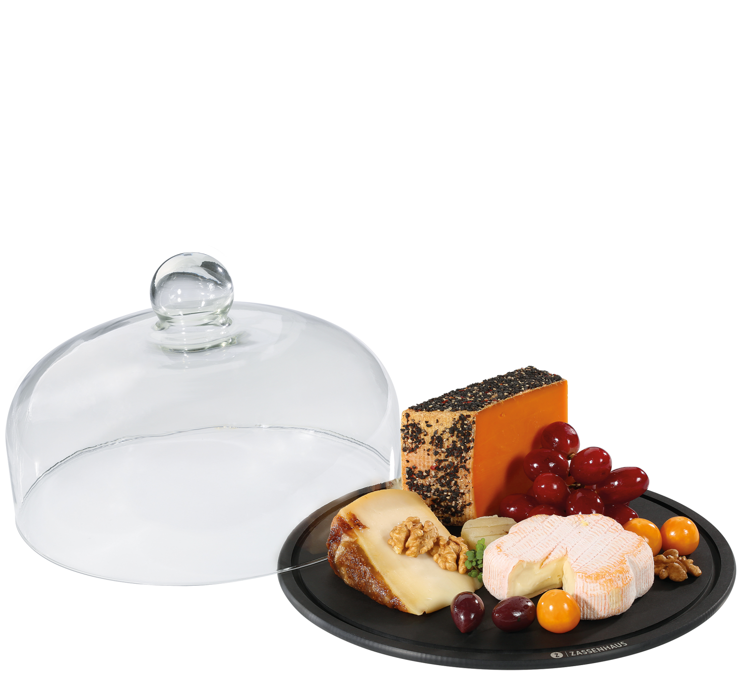 Kaasstolp met glasdeksel COMFORT PLUS Ø 28 cm