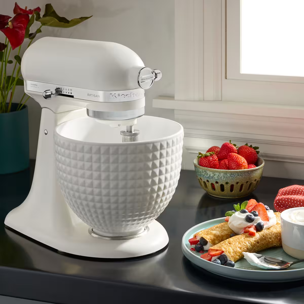 KitchenAid Artisan Mixer 4,8L Wit 5KSM156CXEPL