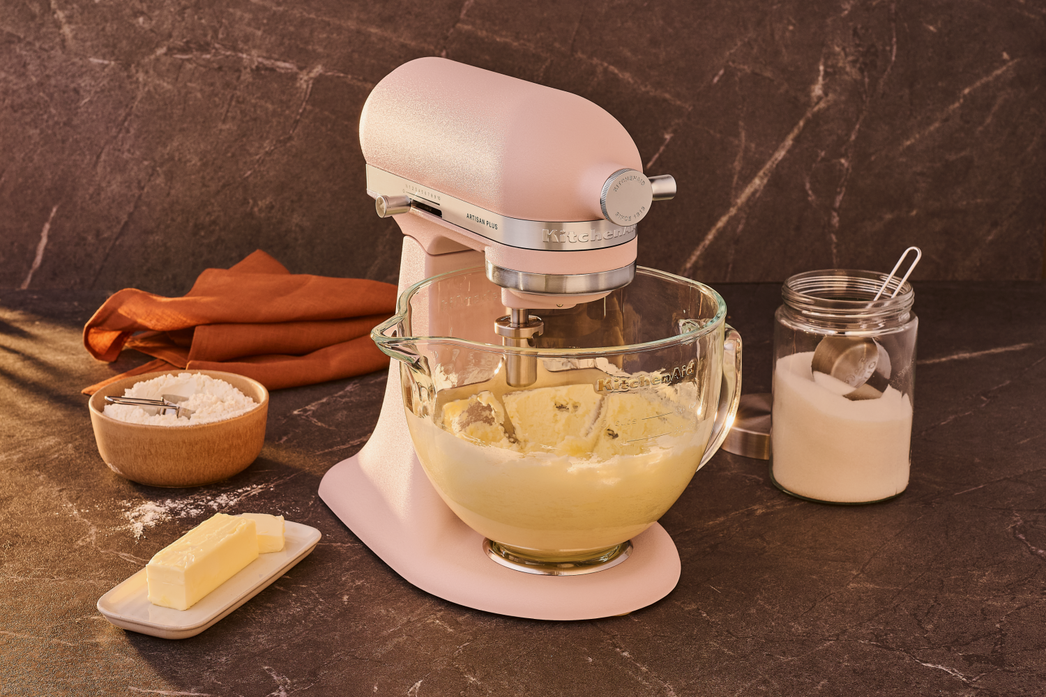 KitchenAid Artisan Plus Mixer 4,7L Feather Pink 5KSM50PKVEFT