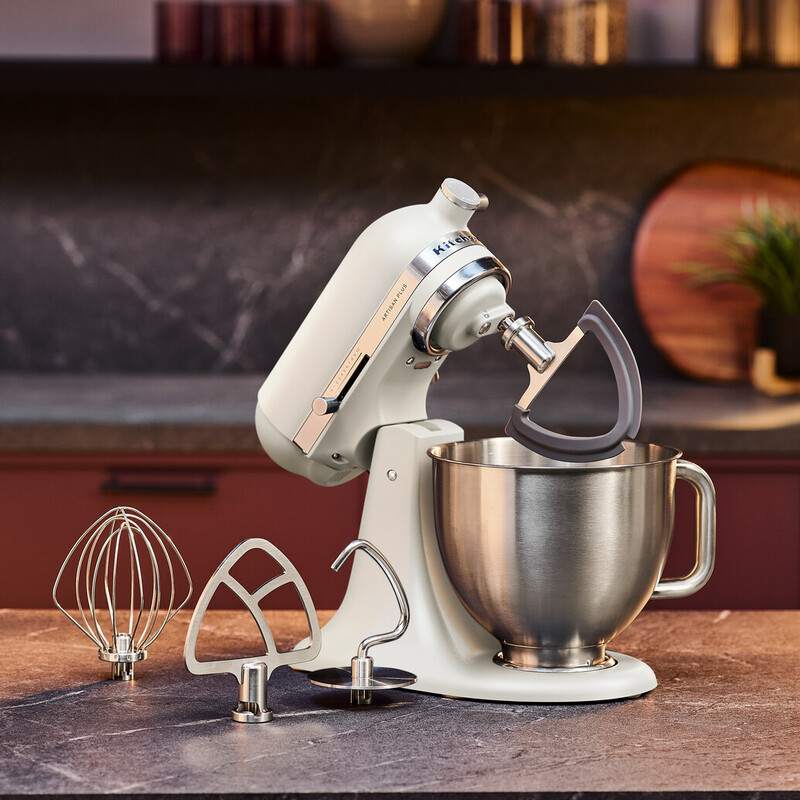 KitchenAid Artisan Plus Mixer 4,7L Porcelain White 5KSM50PKVEPL