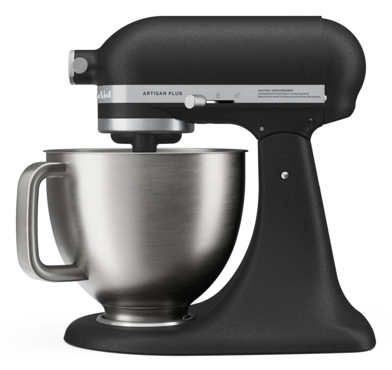 KitchenAid Artisan Plus Mixer 4,7L Vulkaanzwart 5KSM50PKVEBK