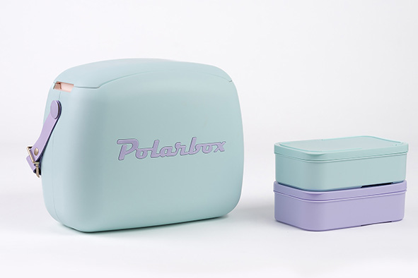 Polarbox Koelbox 6L + 2x Lunchbox  BLAUW