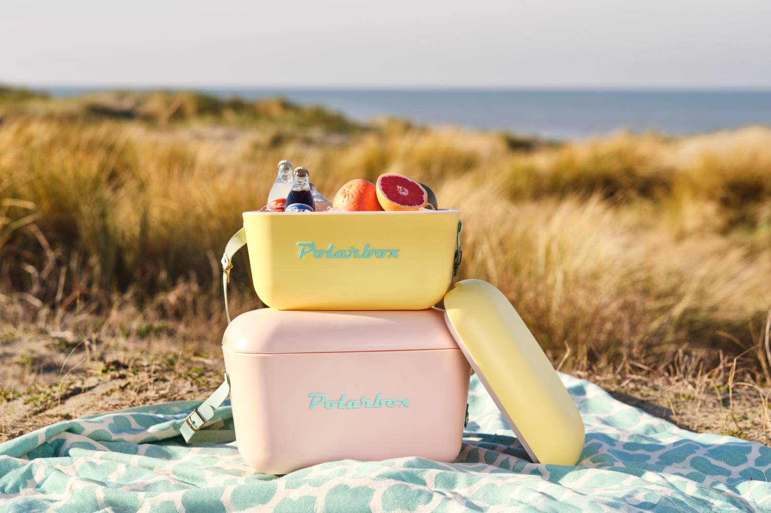 Polarbox Koelbox 6L + 2x Lunchbox  LICHTROZE
