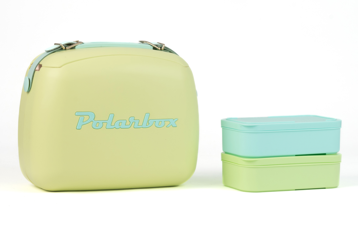 Polarbox Koelbox 6L + 2x Lunchbox  LIMOEN GROEN