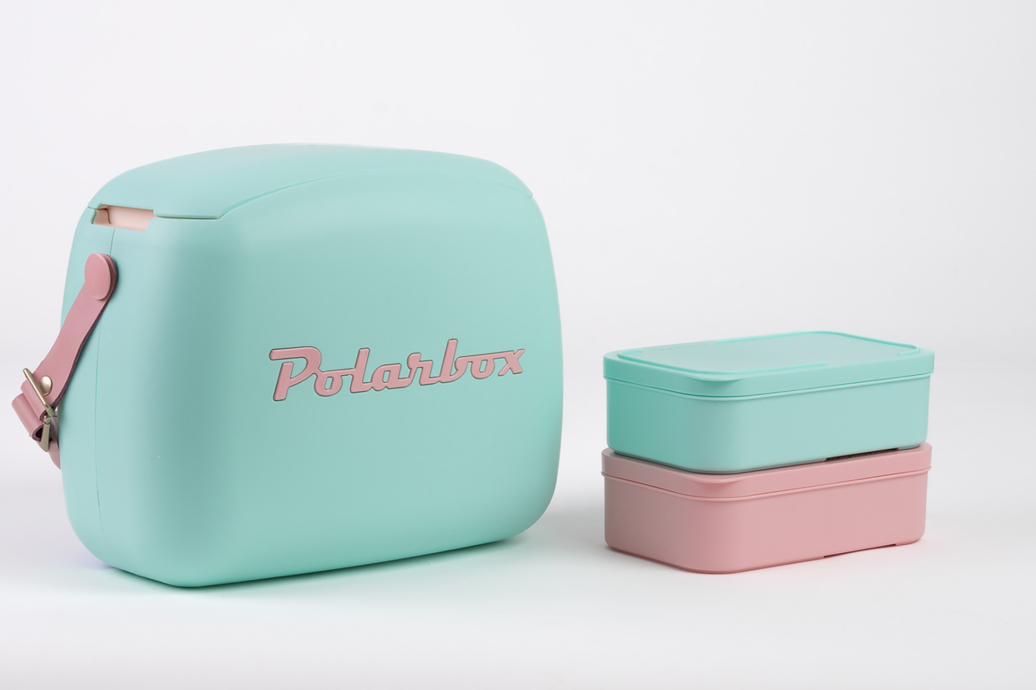 Polarbox Koelbox 6L + 2x Lunchbox  PASTELGROEN