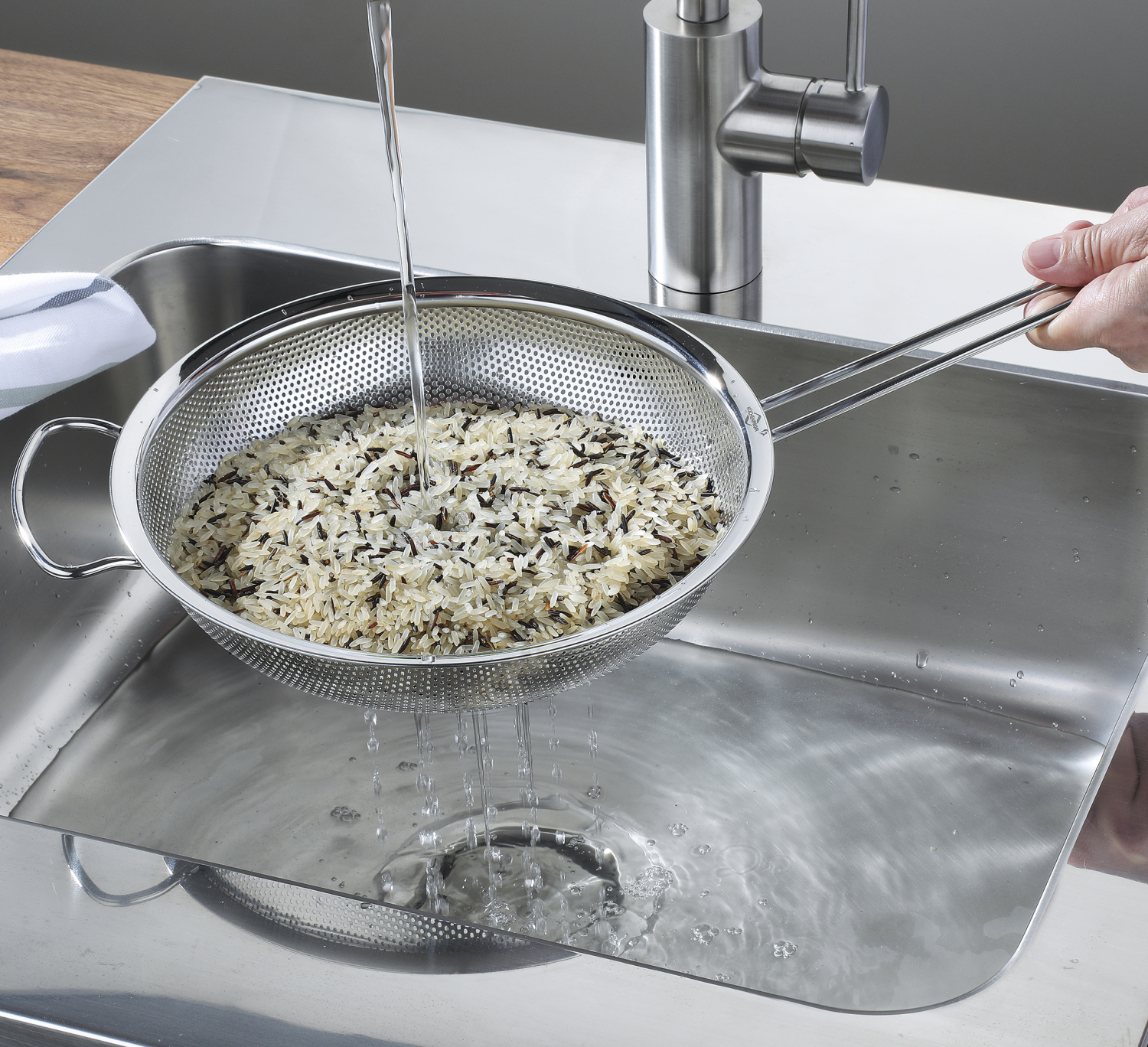 KÜCHENPROFI Keukenzeef DELUXE ondiep, 24 cm