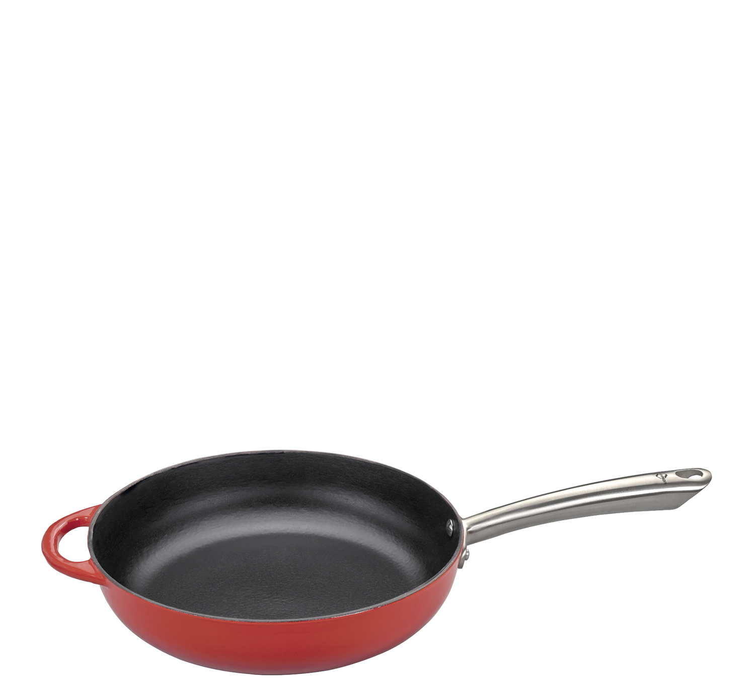 KÜCHENPROFI Koekenpan hoog, 28 cm rood