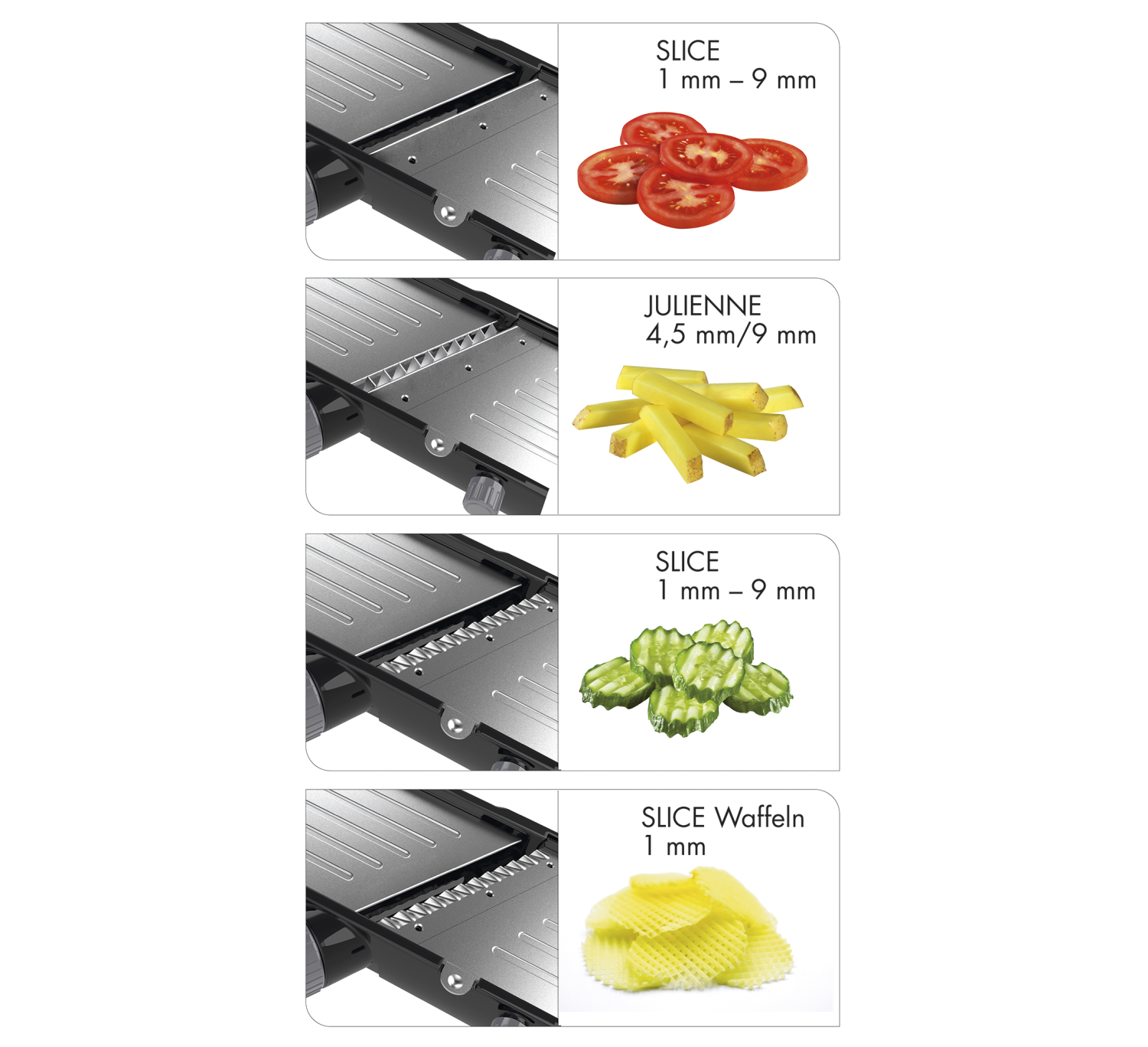 KÜCHENPROFI Mandoline COMFORT