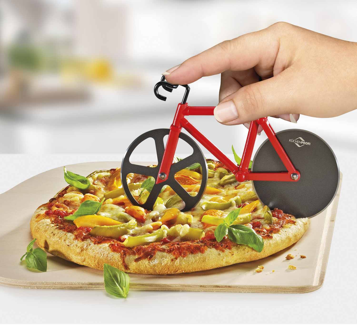 KÜCHENPROFI Pizzasnijder BIKE