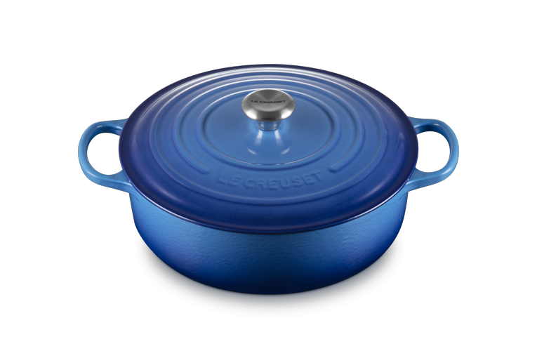 Lage Braad-/Stoofpan Sauteuse 24 cm Azure